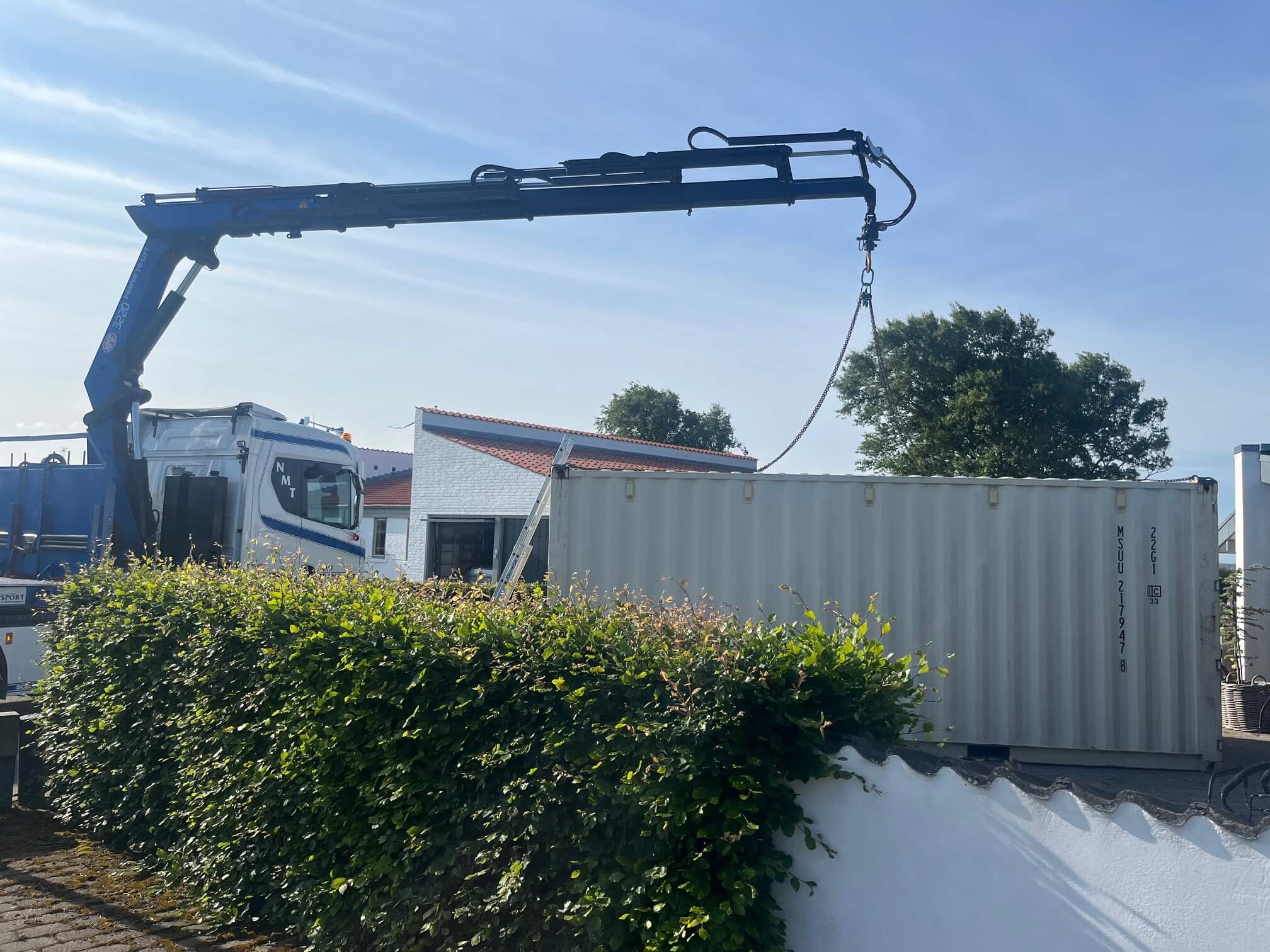 Levering af container til flytning eller lager i aalborg